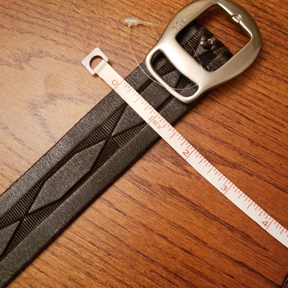🆕️Ralph Lauren black leather belt - Picture 7 of 7